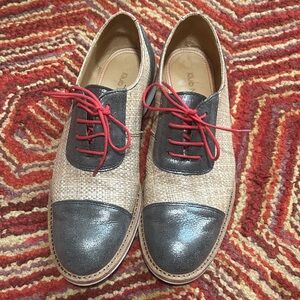 Club Nico  Pewter  and Tan Women’s Oxford Shoes